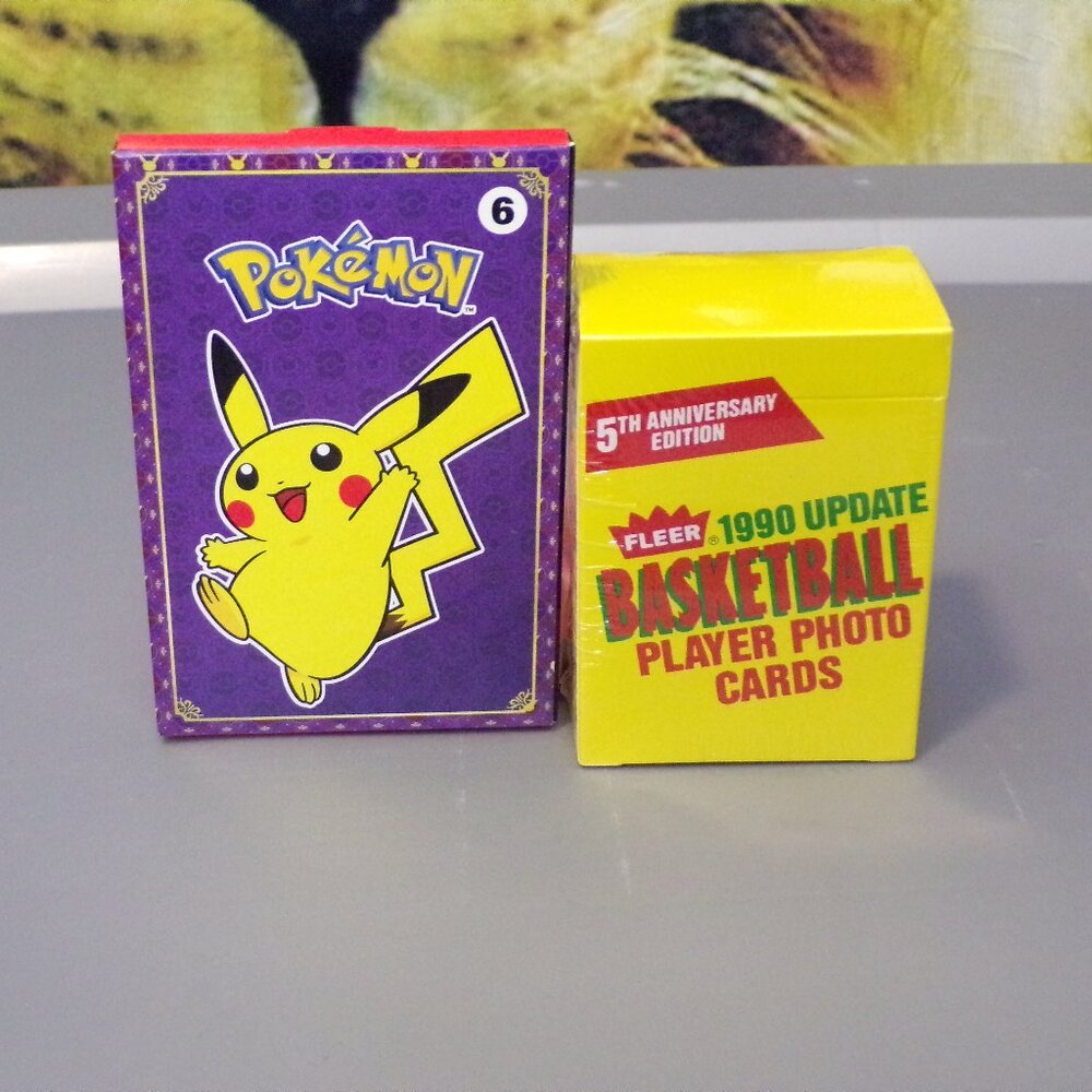 Mc Donald's Pokemon happy meal card &1990 Basketball photo cards